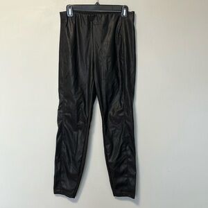 Ted Baker Black Faux Leather Pants